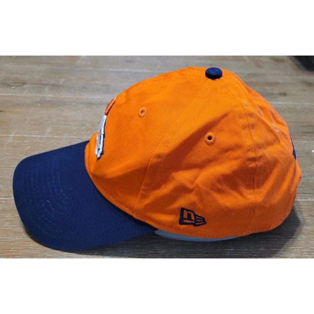 Denver Broncos New Era 9FORTY NFL Adj StrapHat Cap Women's Orange Blue